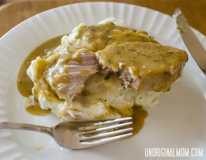 Crock Pot Pork Chops With Mushroom Soup
 Crock Pot Ranch Pork Chops unOriginal Mom