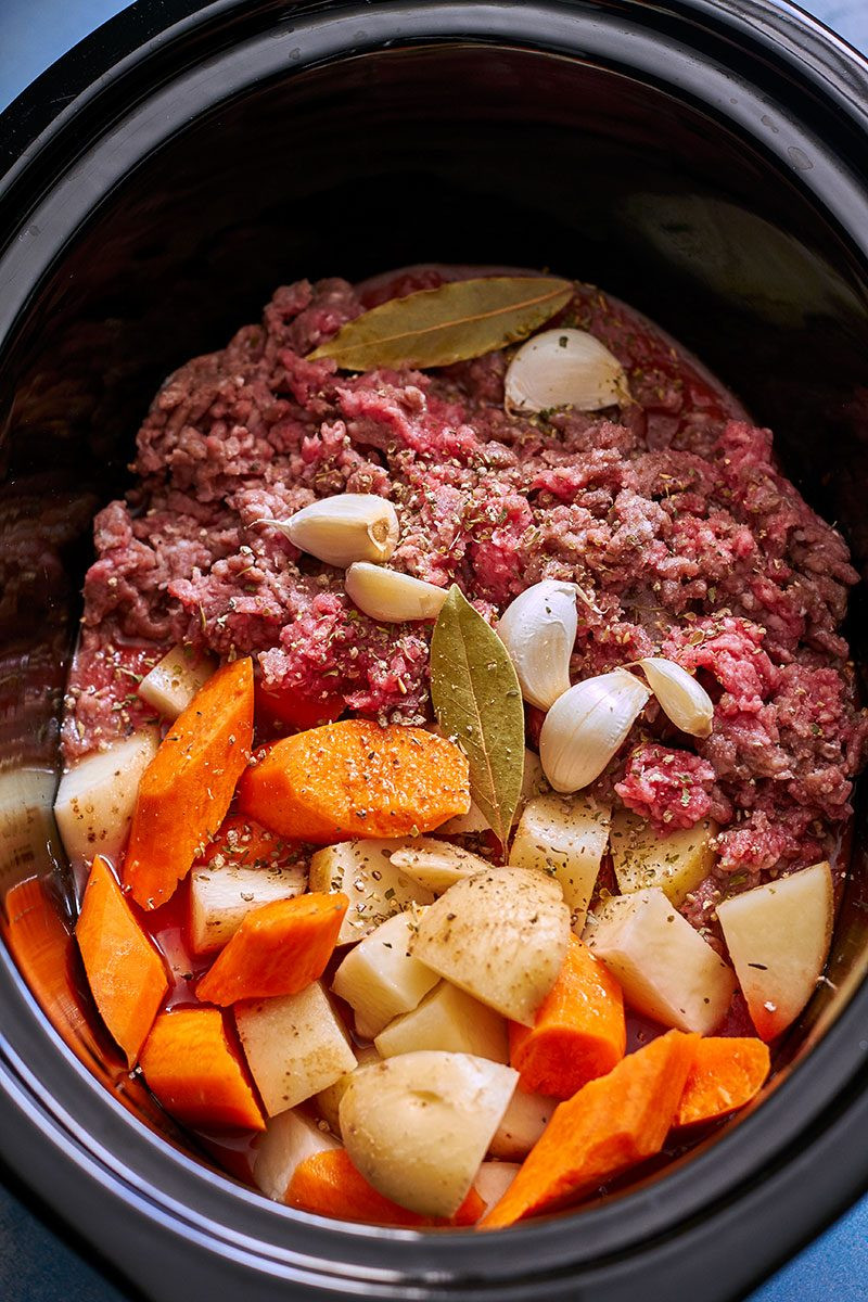 Crock Pot Recipes With Ground Beef
 Crock Pot Ground Beef Stew Potato and Carrot — Eatwell101