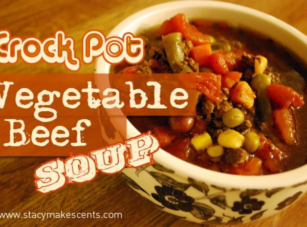 Crock Pot Vegetable Beef Soup
 Crock Pot Ve able Beef Soup Recipe