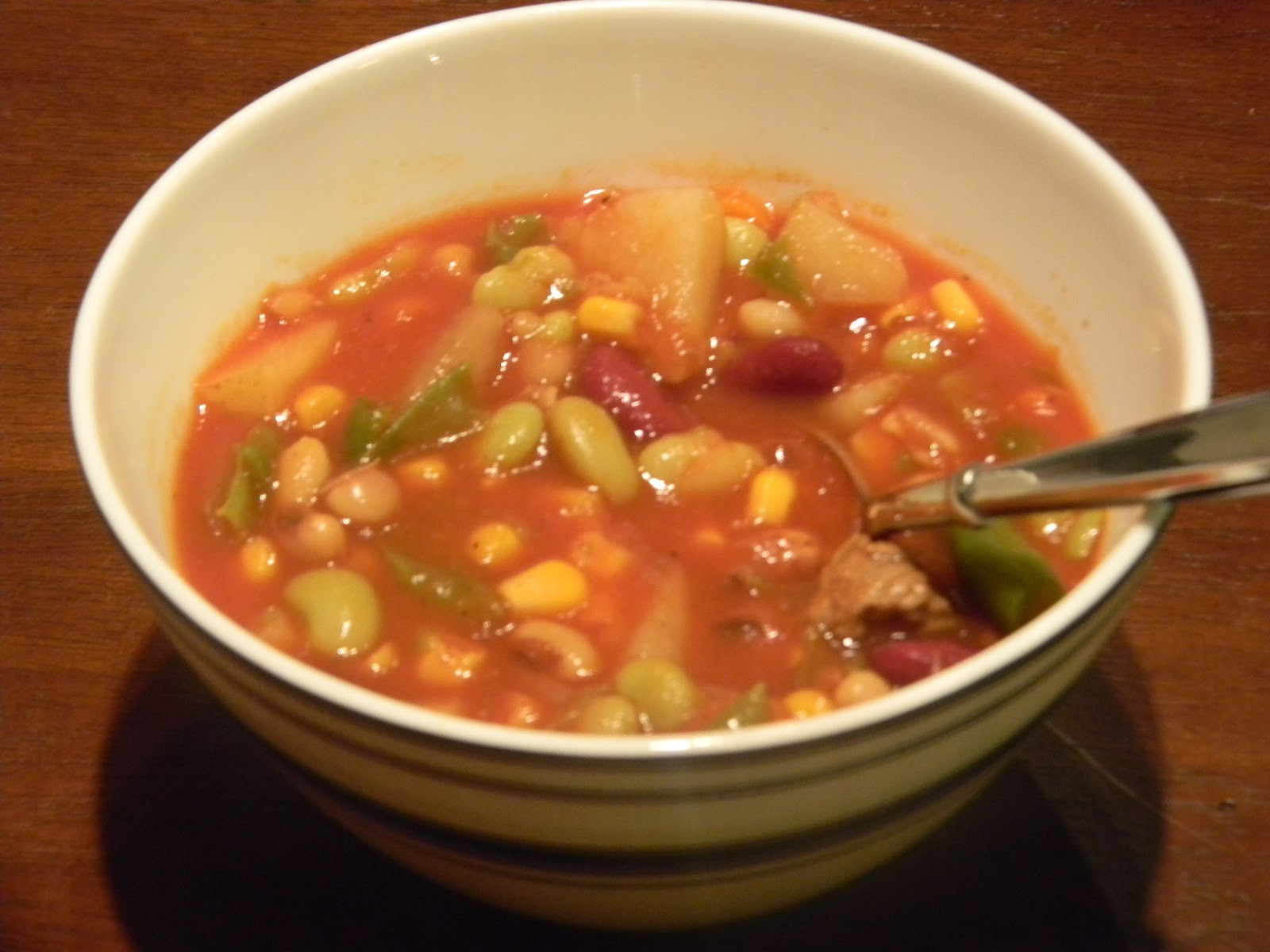 Crock Pot Vegetable Beef Soup
 e Day At A Time From My Kitchen To Yours Crock Pot