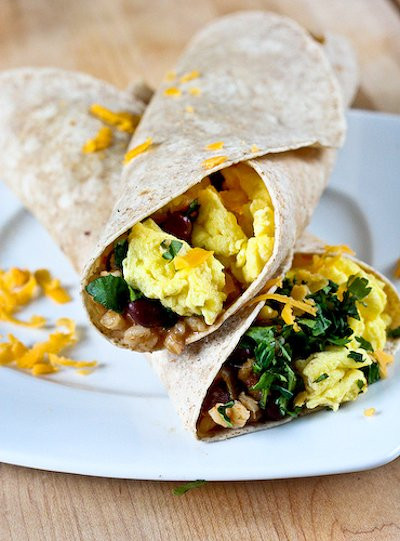 Crockpot Breakfast Burritos
 18 Slow Cooker Breakfast Recipes