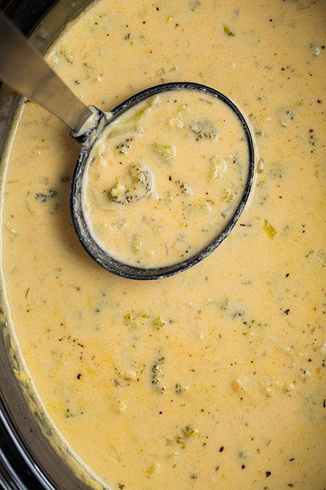 Crockpot Broccoli Cheddar Soup
 Slow Cooker Broccoli Cheese Soup Cooking Classy