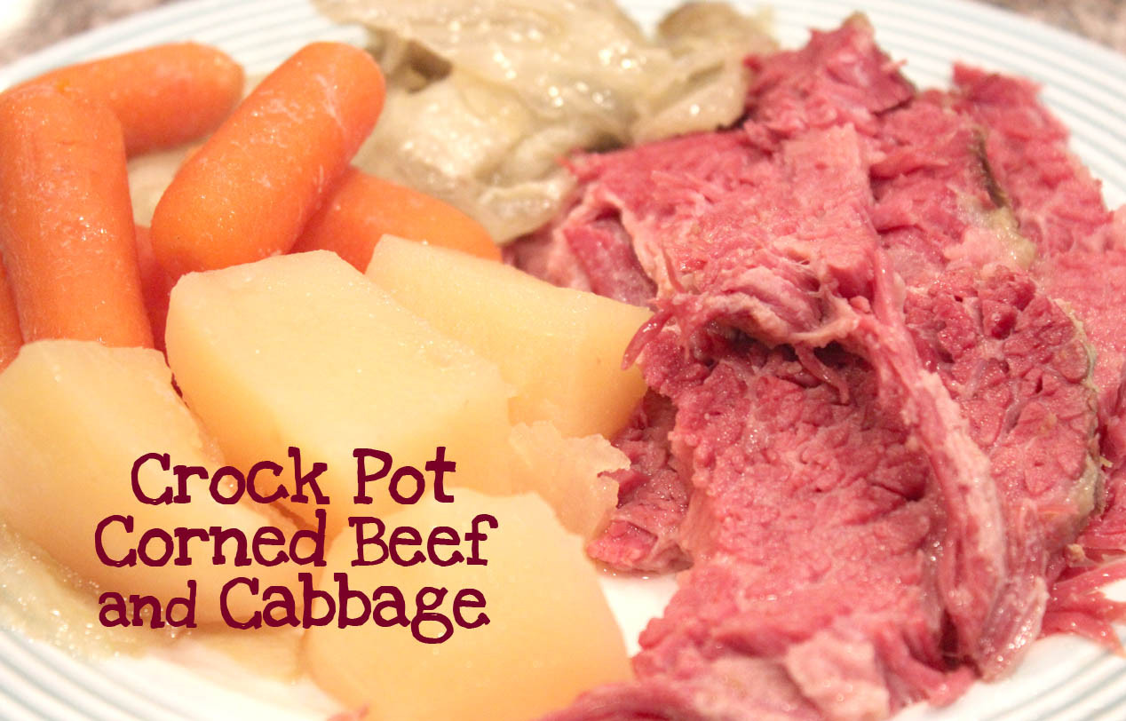 Crockpot Corn Beef And Cabbage
 Crock Pot Corned Beef and Cabbage Repeat Crafter Me