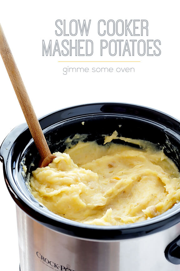 Crockpot Mashed Potatoes
 Slow Cooker Mashed Potatoes