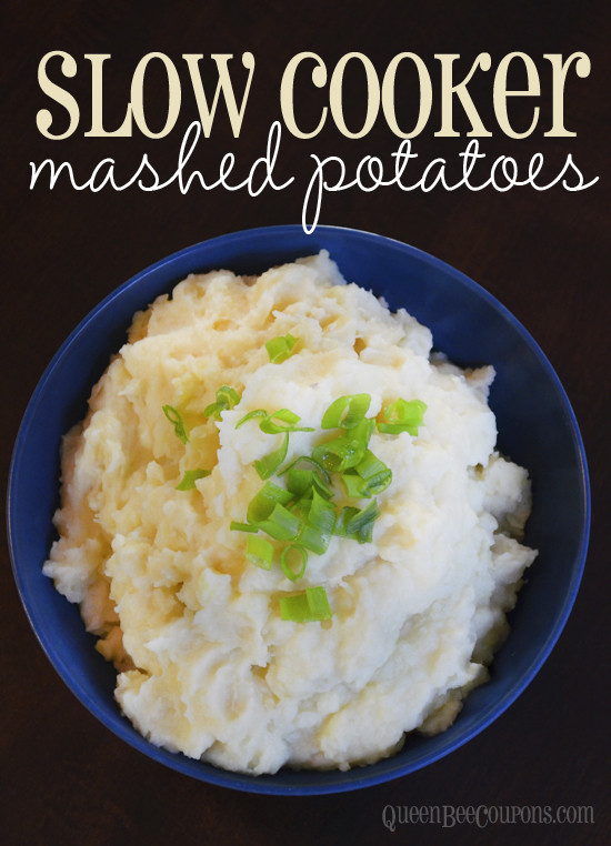 Crockpot Mashed Potatoes
 Slow Cooker Crock Pot Mashed Potatoes