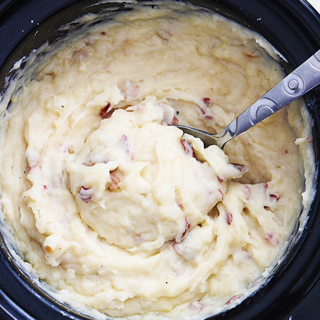 Crockpot Mashed Potatoes
 20 Crock Pot Thanksgiving Recipes Lydi Out Loud