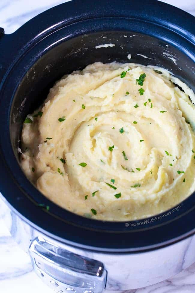 Crockpot Mashed Potatoes
 No Boil Slow Cooker Mashed Potatoes Spend With Pennies