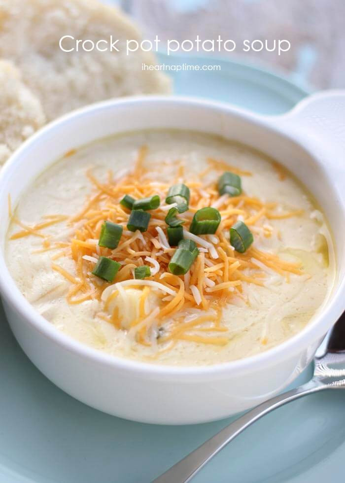 Crockpot Potato Soup
 Crock pot potato soup I Heart Nap Time