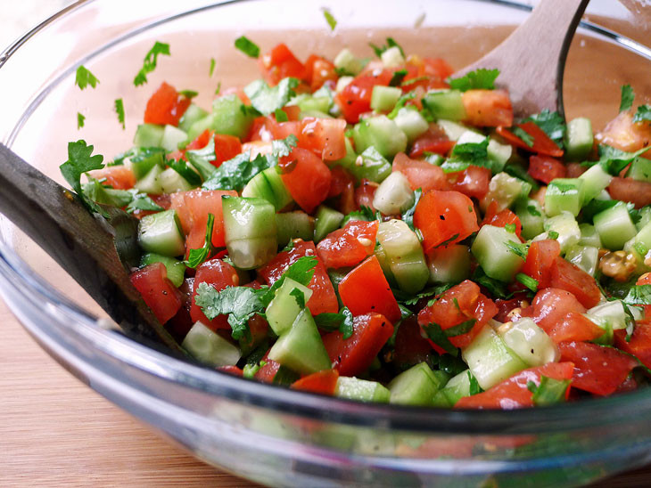 Cucumber And Tomato Salad
 Cooking Weekends Tomato & Cucumber Salad