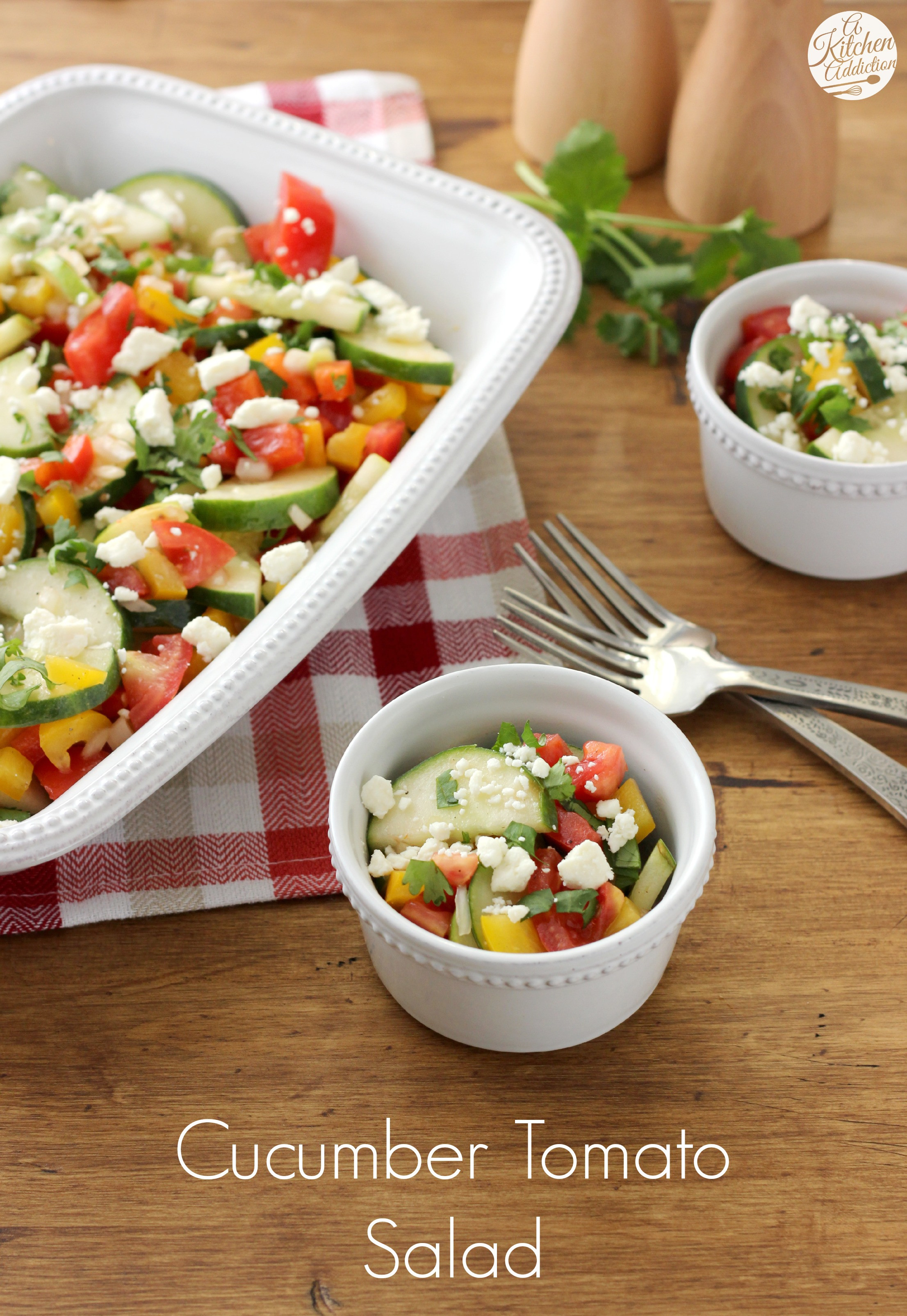 Cucumber And Tomato Salad
 Easy Cucumber Tomato Salad A Kitchen Addiction