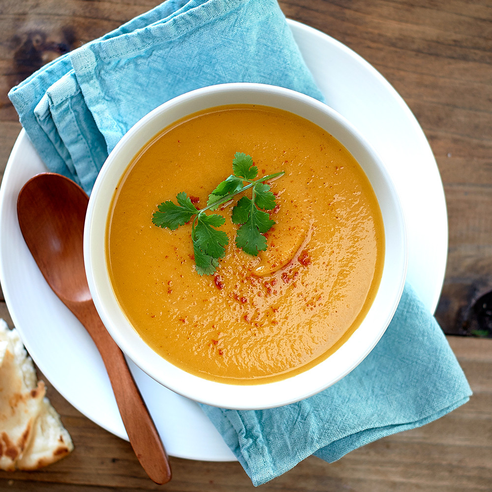 Curried Carrot Soup
 Curried Carrot Soup Healthier Happier