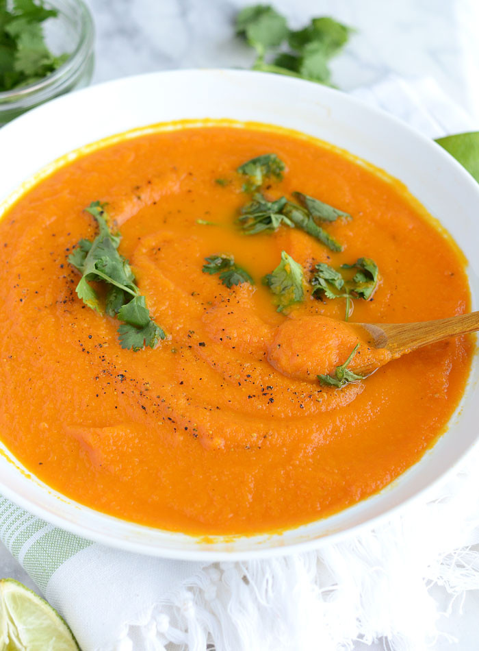 Curried Carrot Soup
 Curried Ginger Carrot Soup Low Calorie 6 Ingre nts Vegan