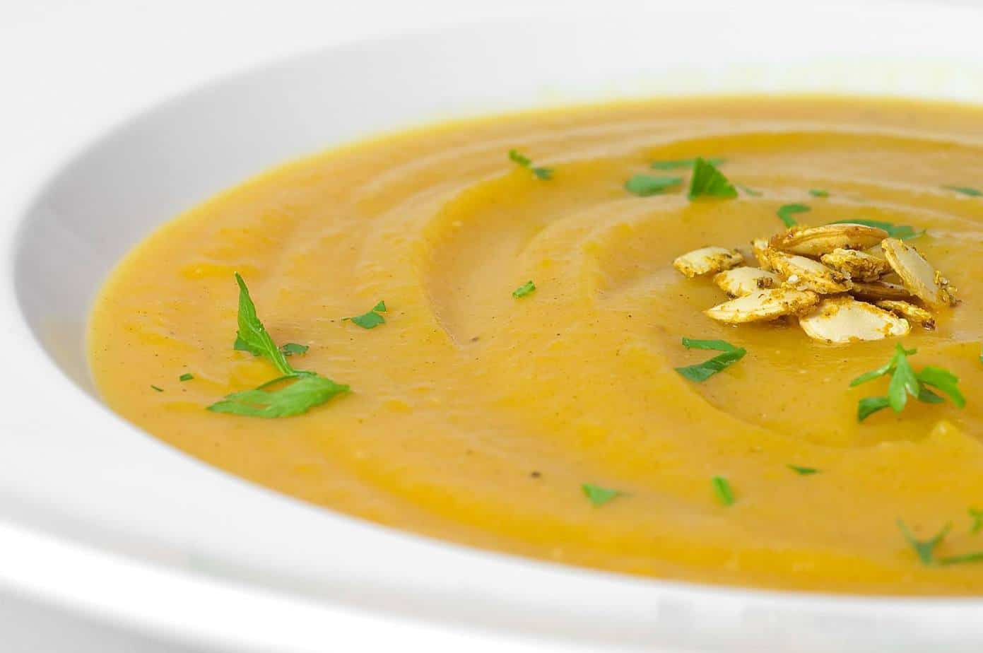 Curry Butternut Squash Soup
 Curried Butternut Squash Soup Recipe