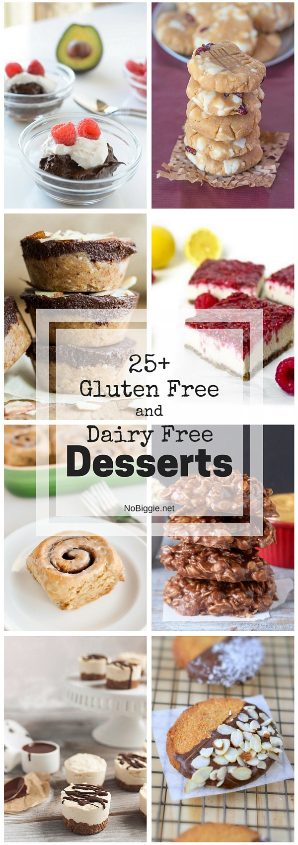 Dairy Free Gluten Free Desserts
 25 Gluten Free and Dairy Free Desserts