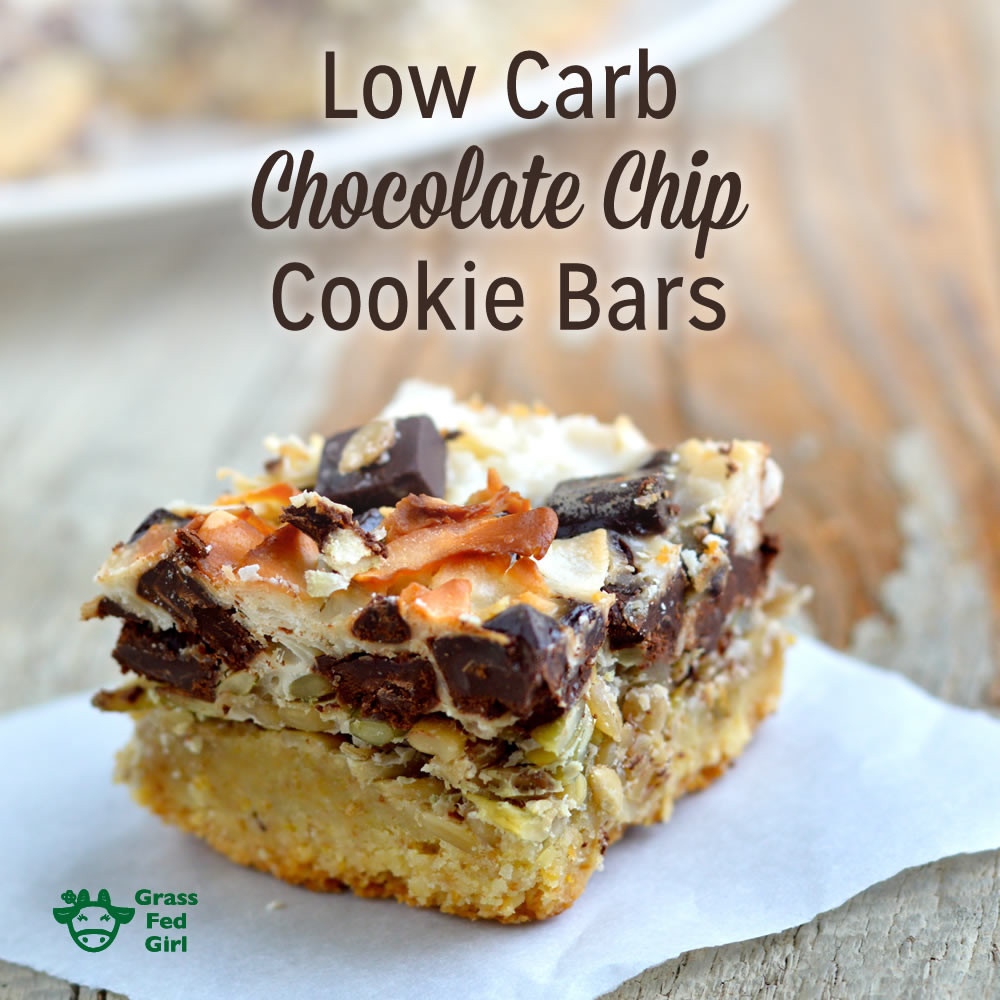 Dairy Free Keto Recipes
 Low Carb Chocolate Chip Cookie Bars Recipe dairy free Paleo
