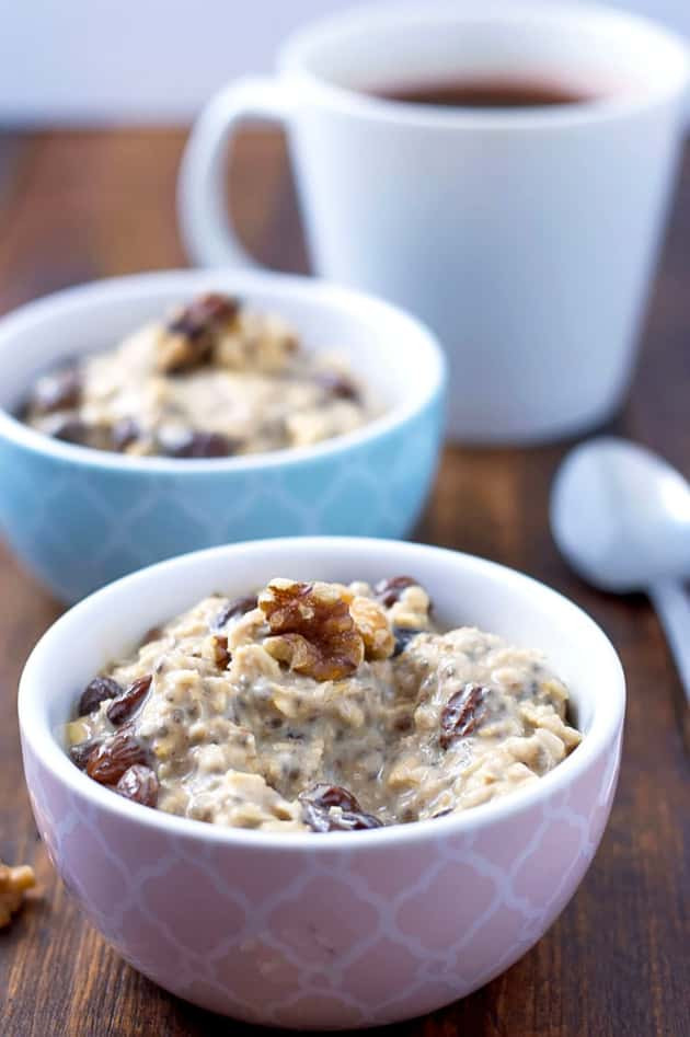 Dairy Free Overnight Oats
 Gluten Free Oatmeal Raisin Overnight Oats Food Fanatic