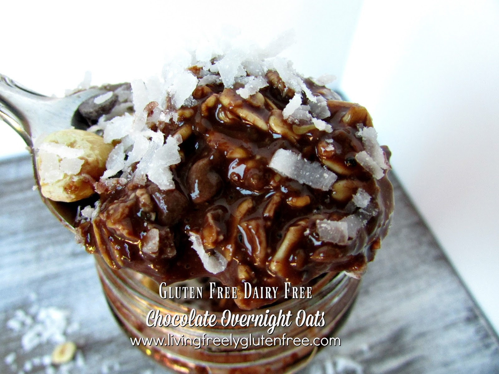 Dairy Free Overnight Oats
 Chocolate Overnight Oats Gluten Free Dairy Free