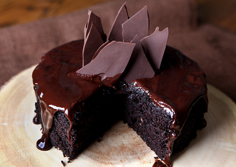 Dark Chocolate Cake Recipe
 Red Wine Dark Chocolate Cake For Two