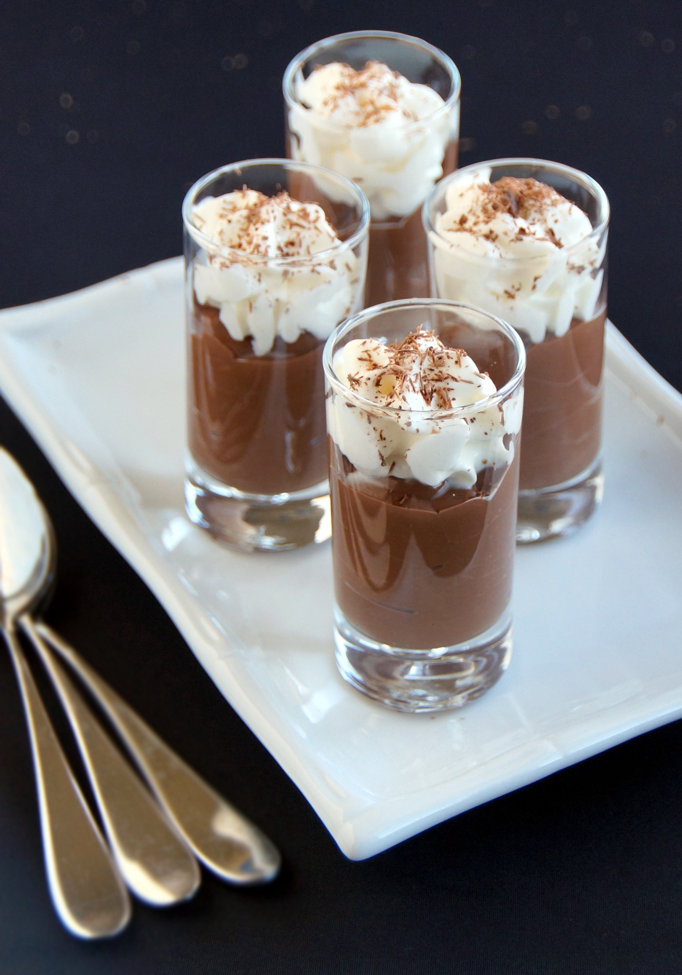 Dark Chocolate Mousse
 Low Fat Dark Chocolate Mousse