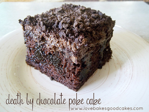 Death By Chocolate Poke Cake
 Death By Chocolate Poke Cake