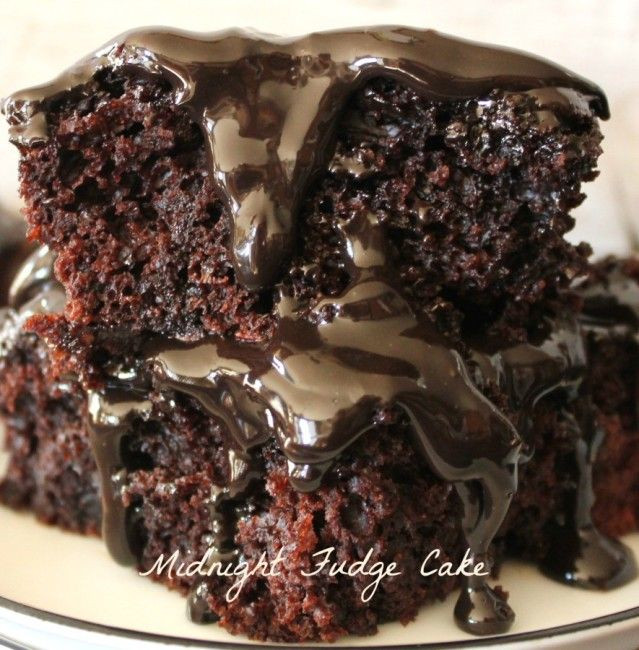 Dense Chocolate Cake Recipe
 Midnight Fudge Cake Recipe Says fudgy Brownie Batter