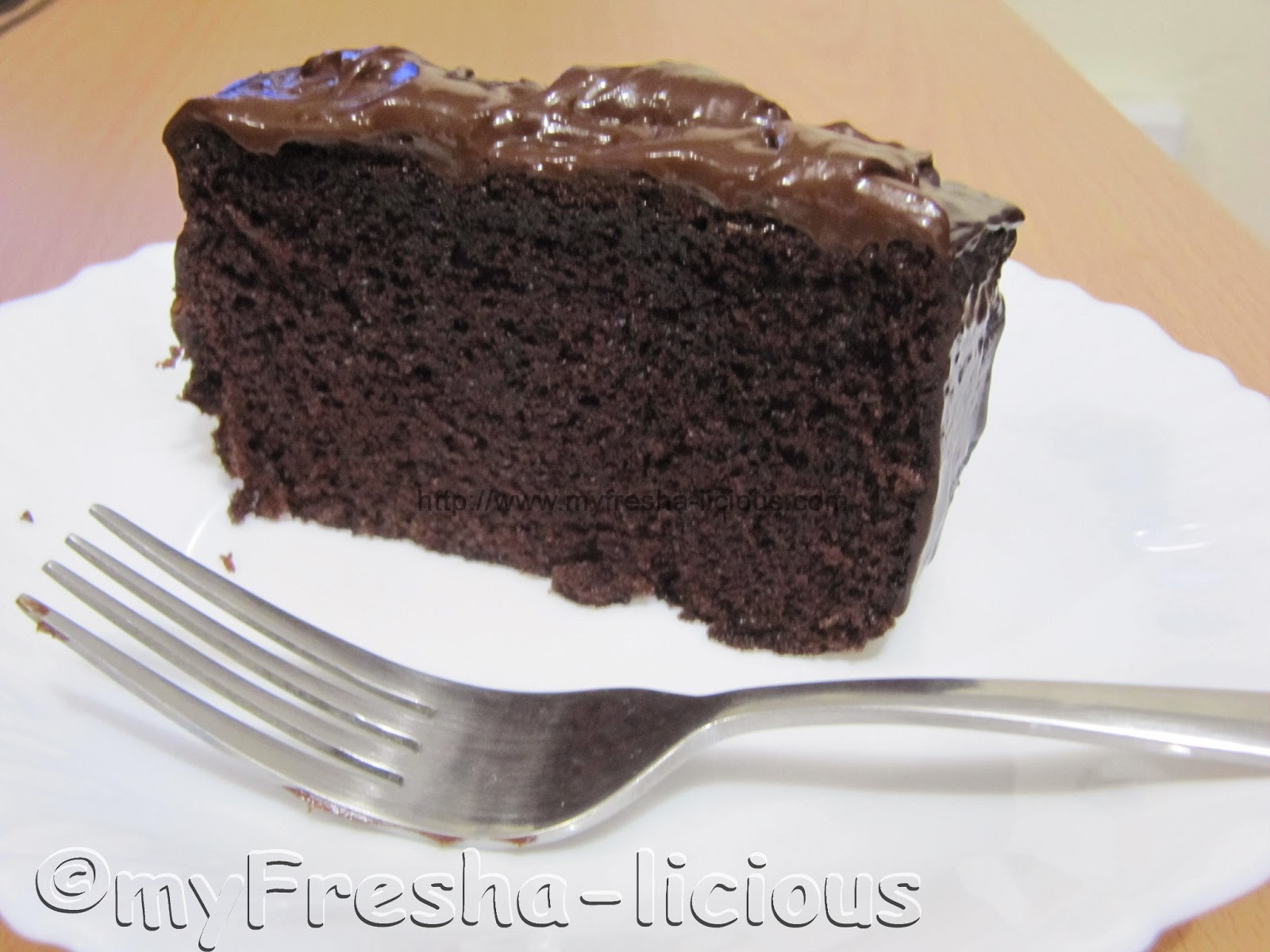 Dense Chocolate Cake Recipe
 myFresha licious Moist Dark Chocolate Cake with Dark