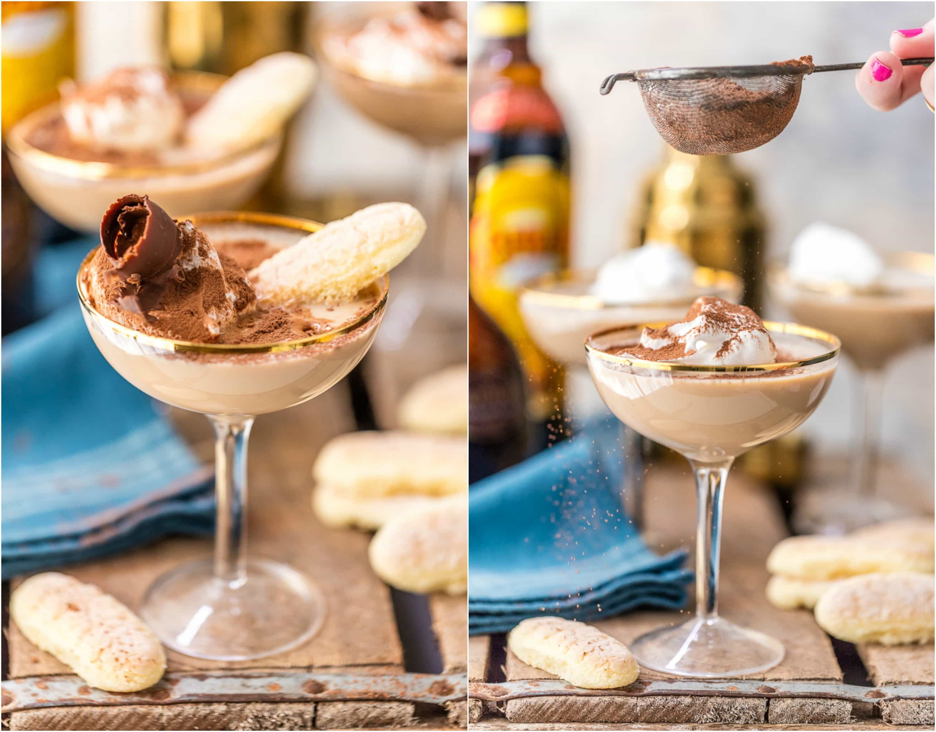 Dessert And Drinks
 Tiramisu Martini Dessert Cocktail Recipe The Cookie Rookie