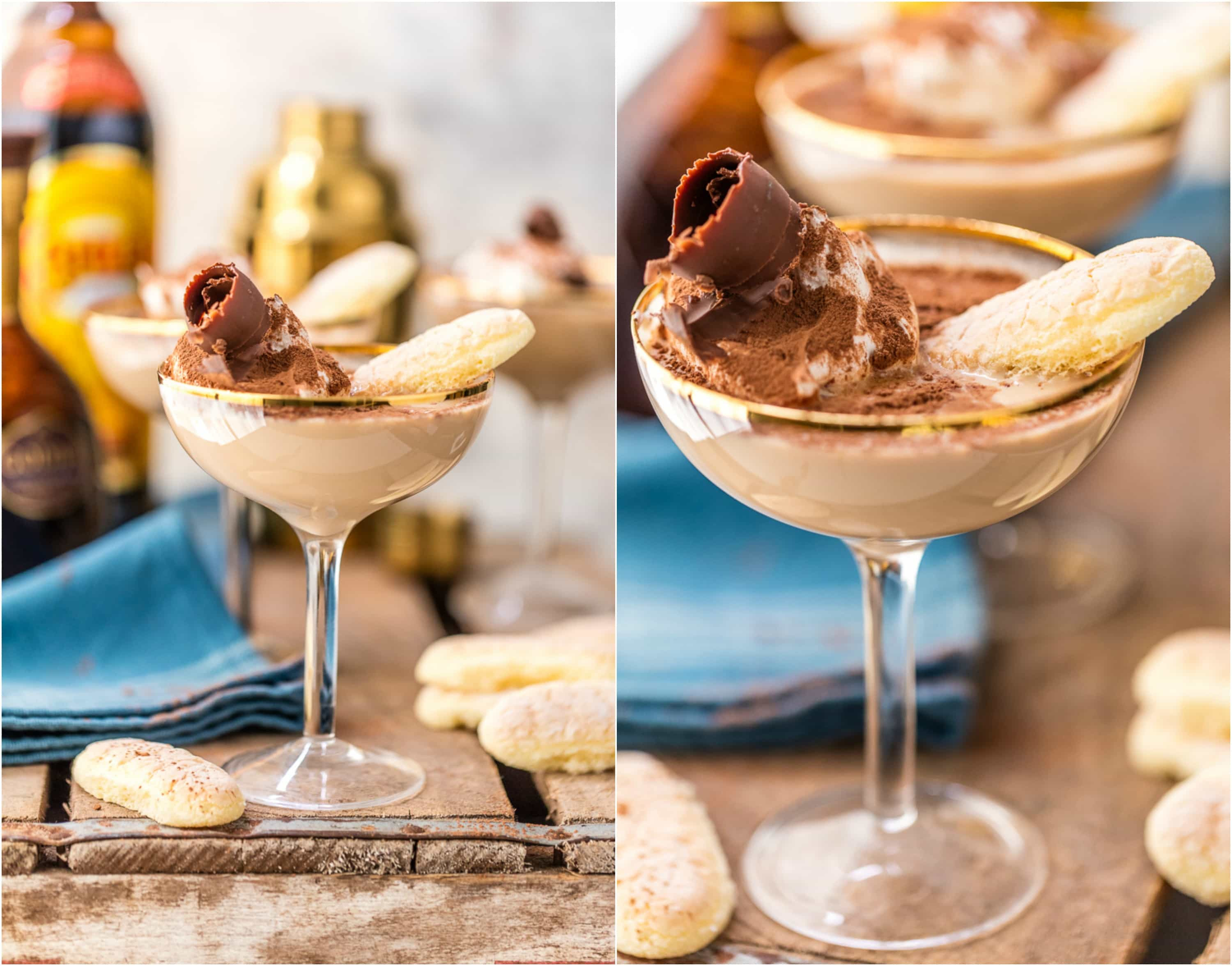 Dessert And Drinks
 Tiramisu Martini Dessert Cocktail Recipe The Cookie Rookie