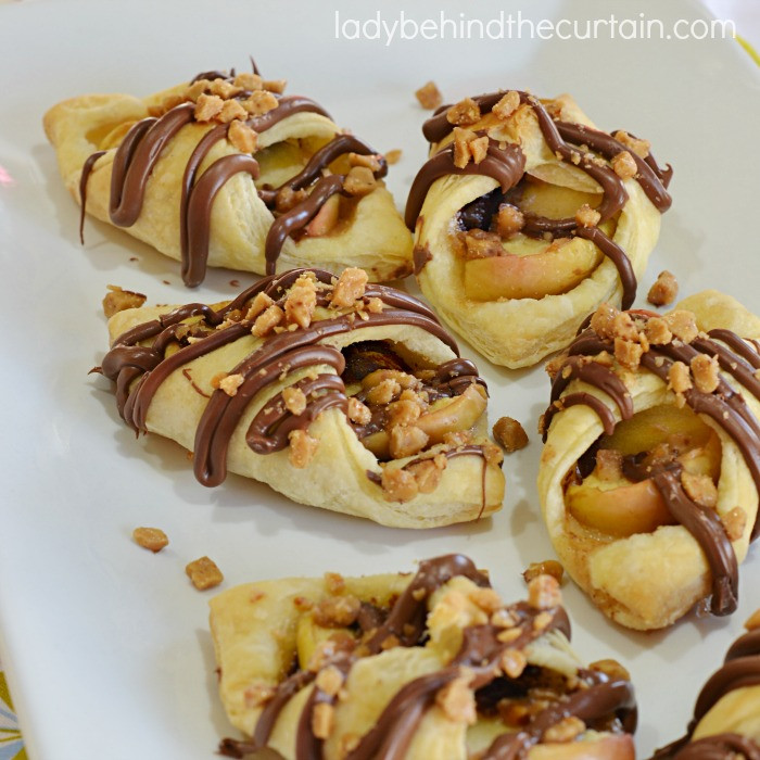 Dessert Recipes With Puff Pastry
 Puff Pastry Apple Hazelnut Wraps