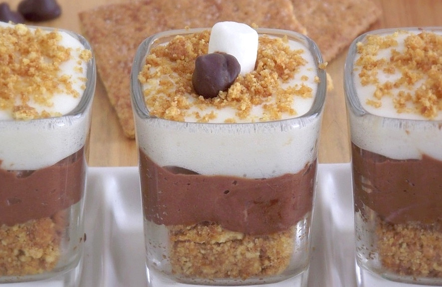 Dessert Shot Recipe
 Poor Girl Eats Well Recipe S mores Cheesecake Dessert Shots