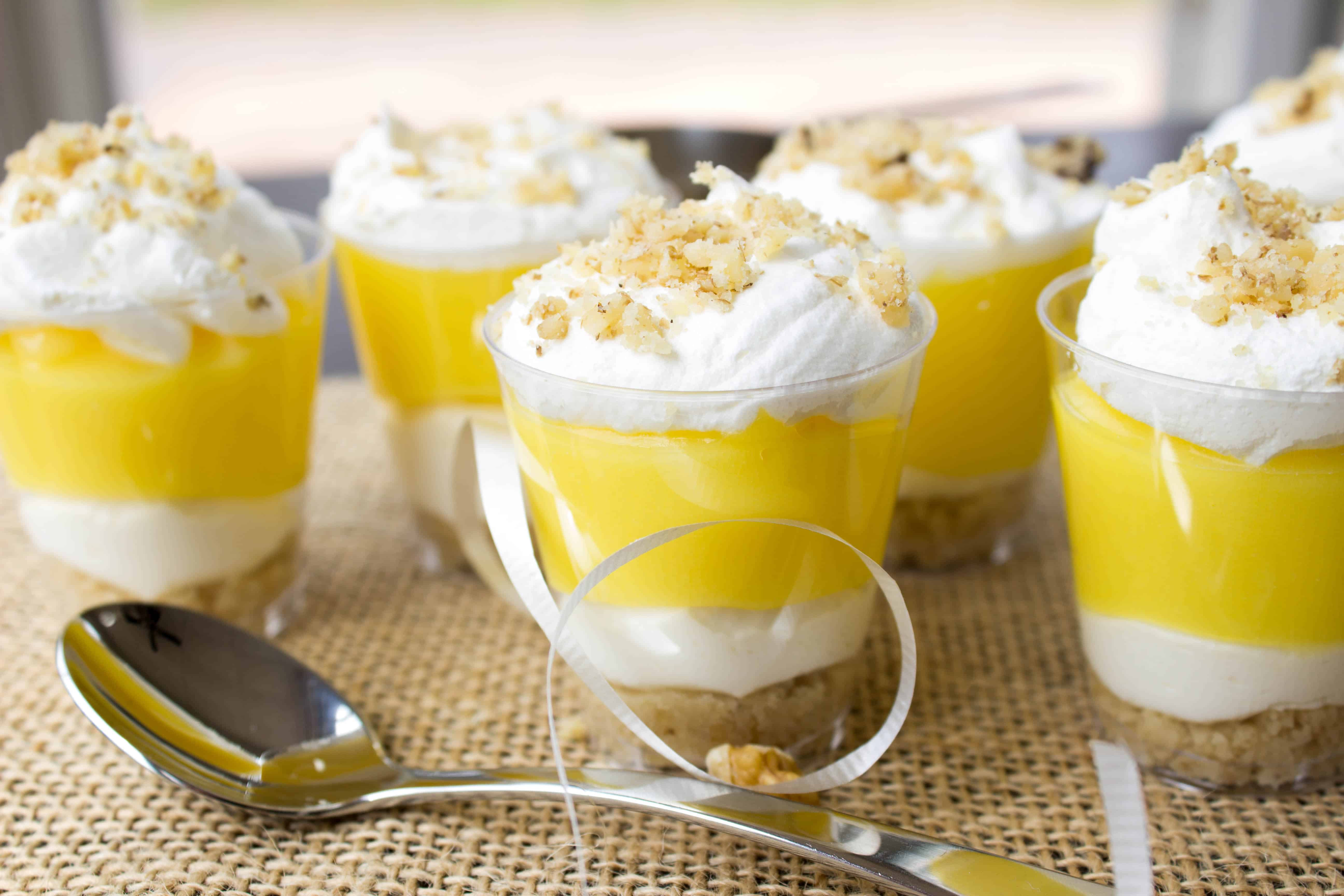 Dessert Shot Recipe
 Lemon Lush Dessert Shooters