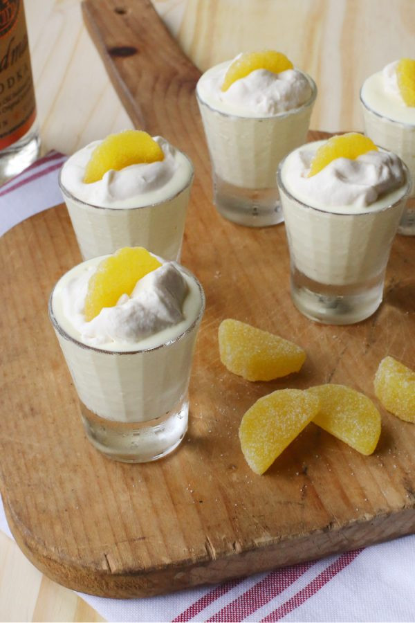 Dessert Shot Recipe
 Lemon Drop Pudding Shots