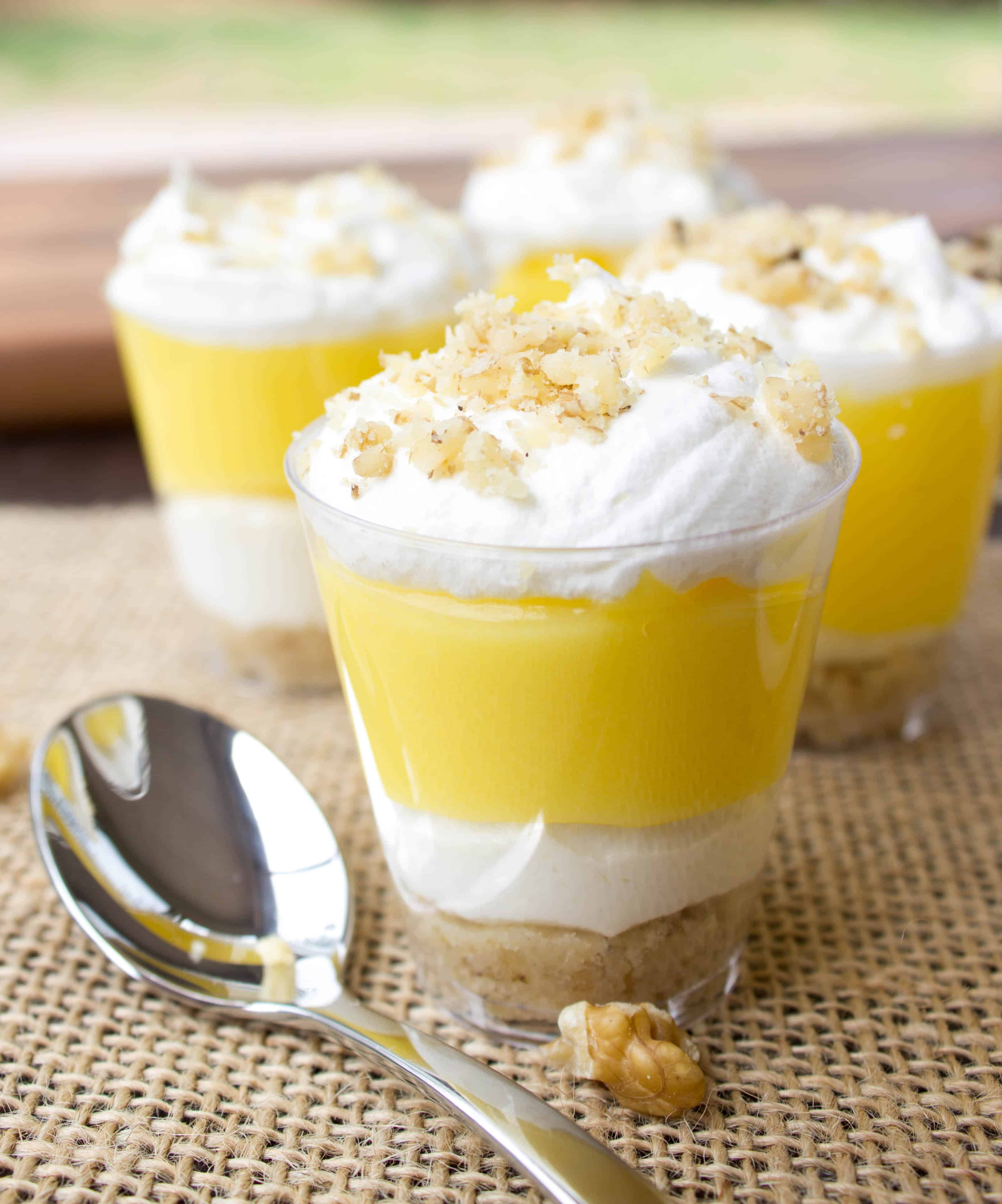 Dessert Shot Recipe
 Lemon Lush Dessert Shooters