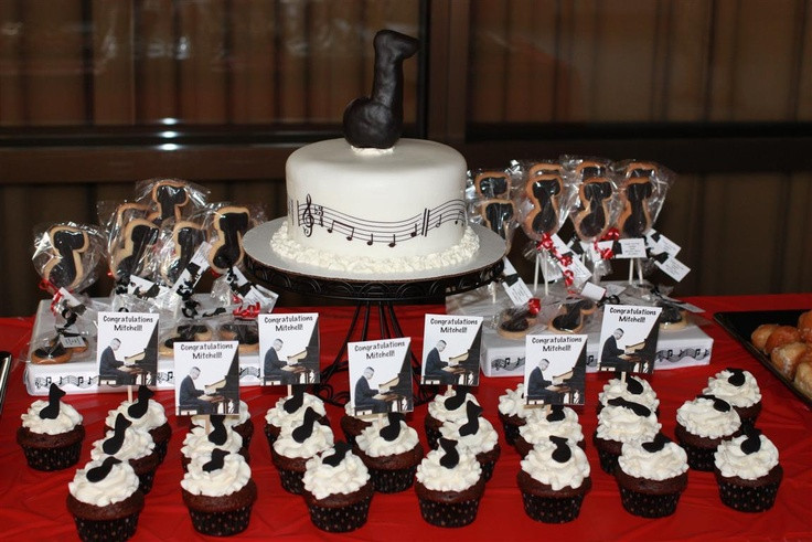 Dessert The Song
 Dessert table for a piano recital by CupKits Edible