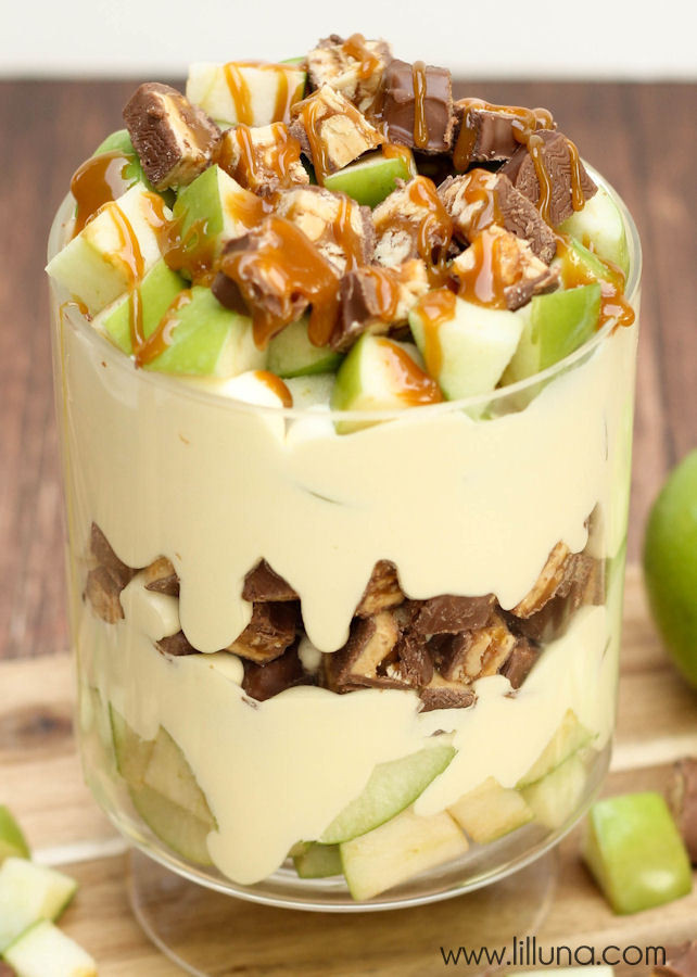 Dessert With Apples
 Apple Snickers Salad