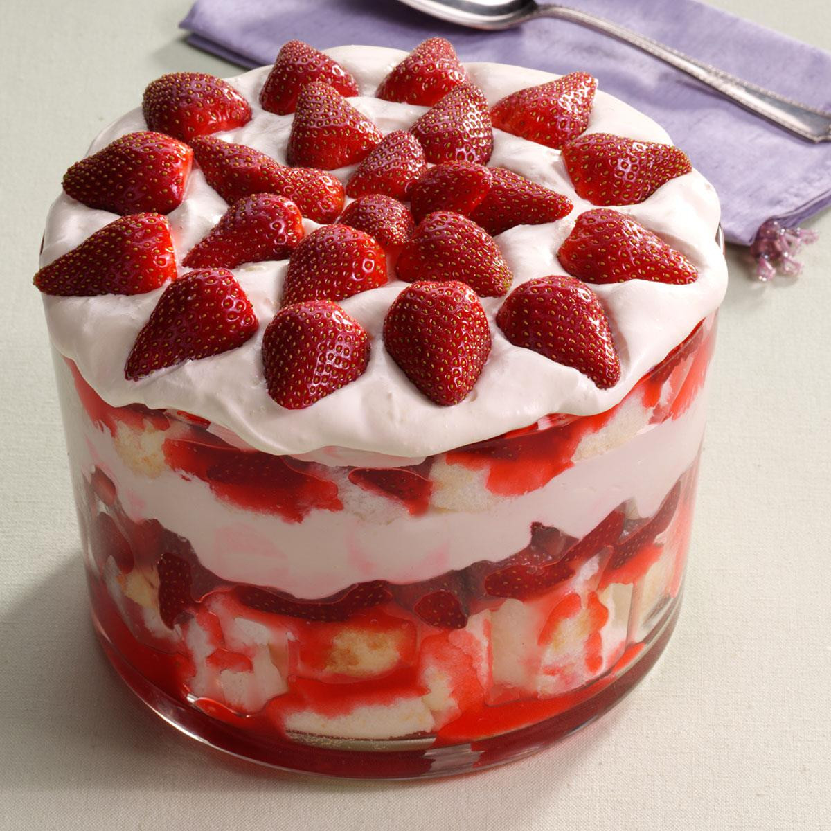 Dessert With Strawberries
 Angel Strawberry Dessert Recipe