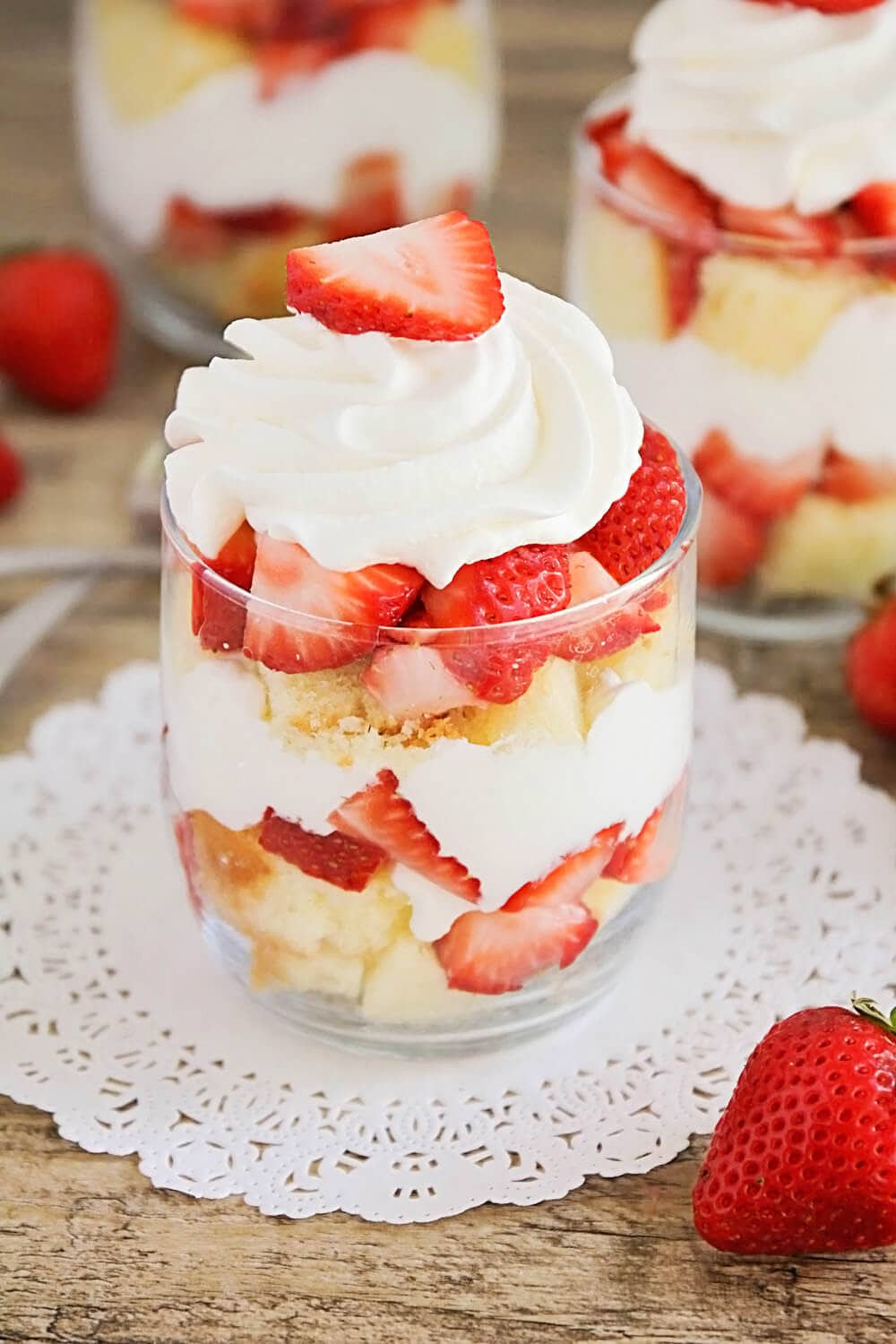 Dessert With Strawberries
 EASY Strawberry Shortcake Trifle I Heart Nap Time