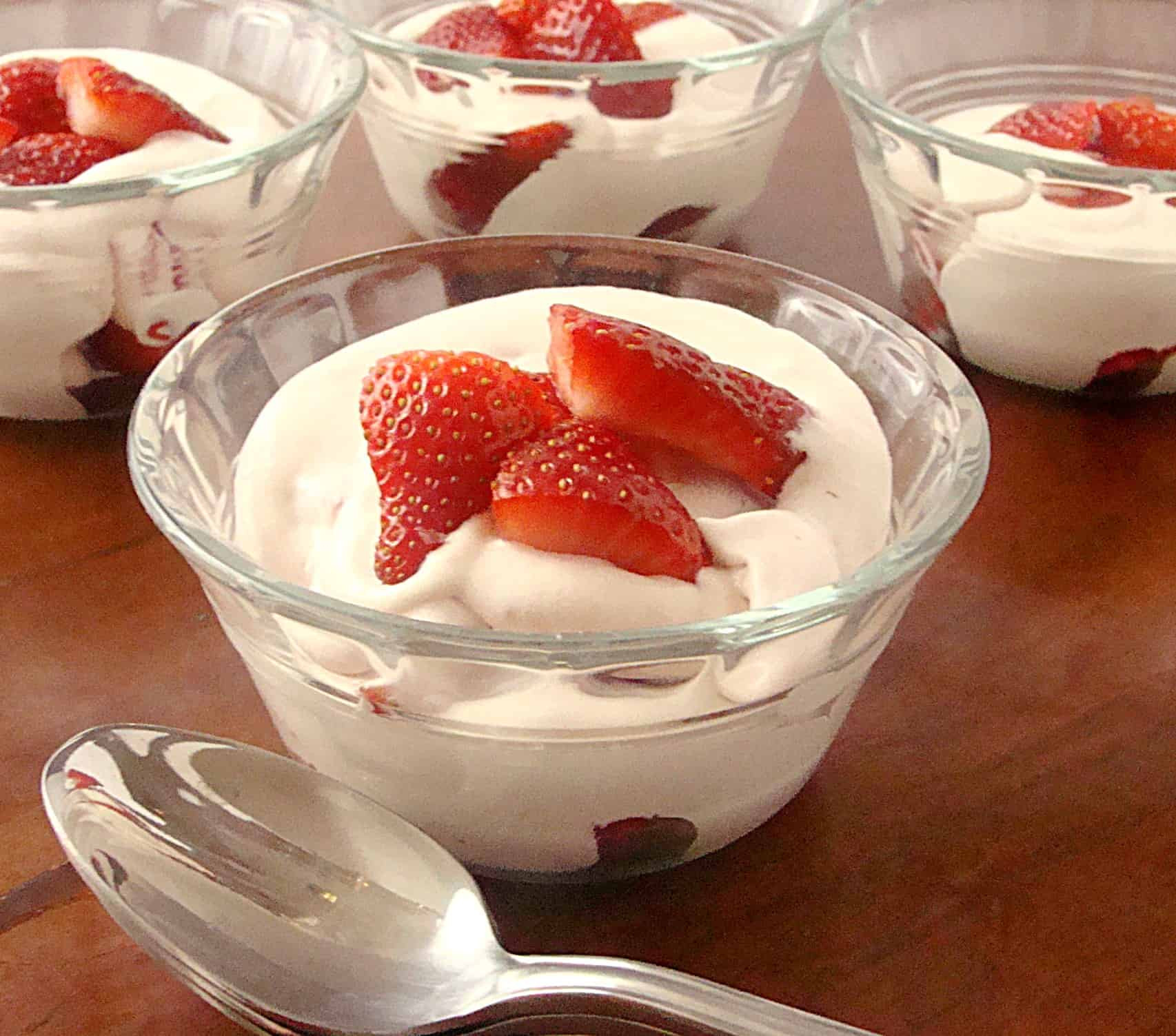 Dessert With Strawberries
 Easy Peasy Strawberry Dessert