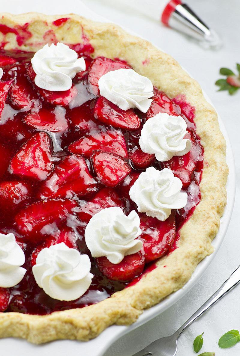 Dessert With Strawberries
 Fresh Strawberry Pie