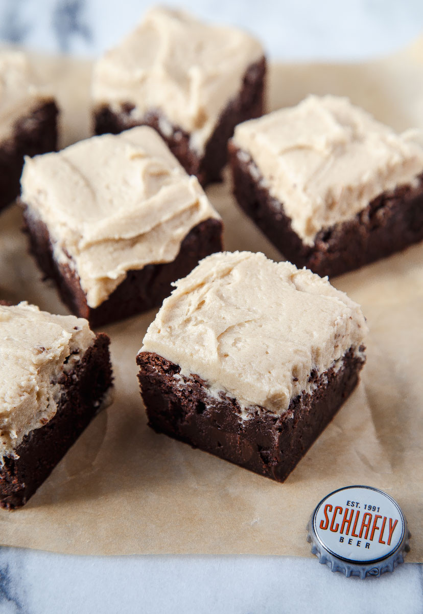 Desserts For 2
 Beer Brownies made with Coffee Stout Beer Dessert for Two