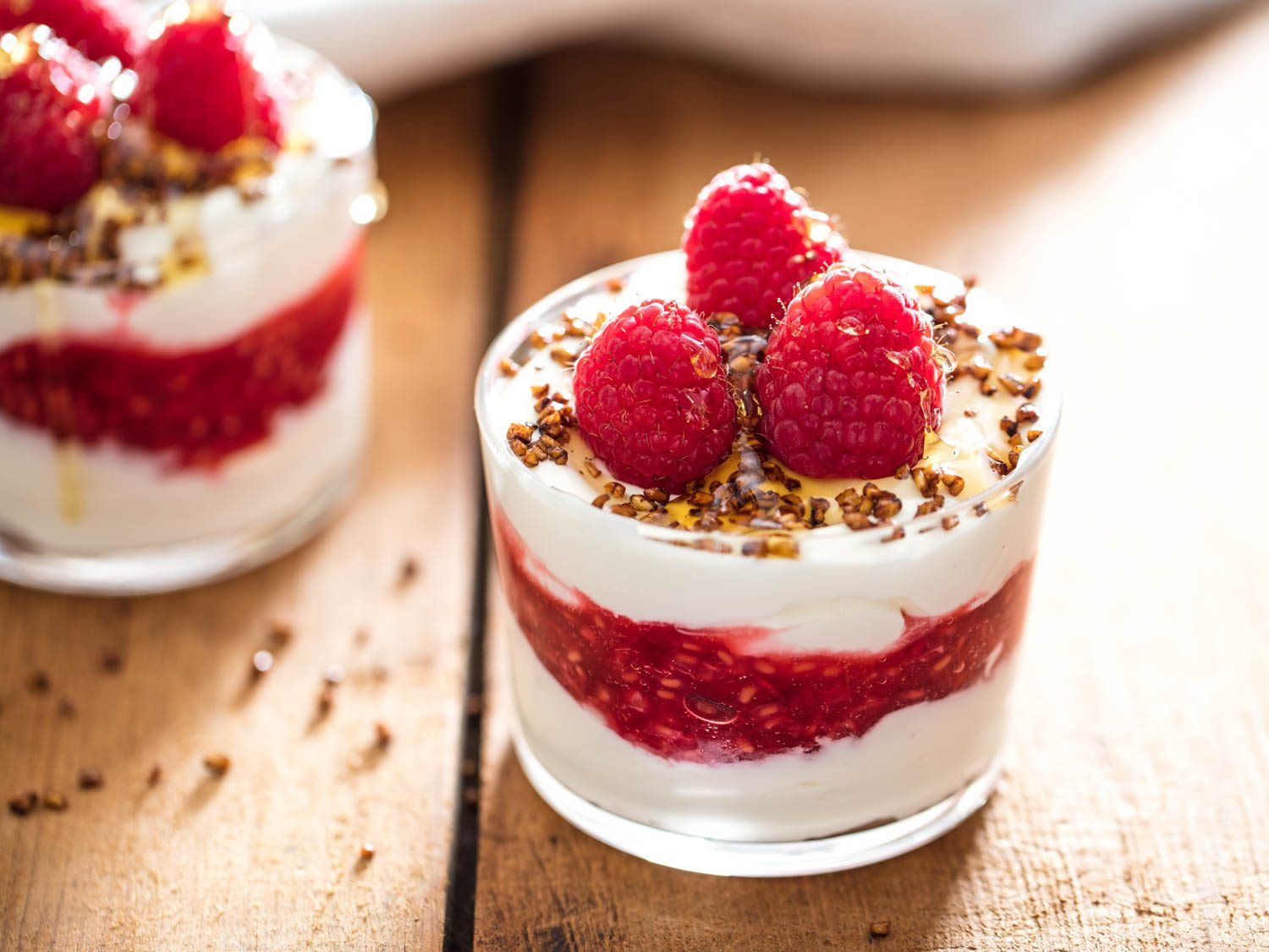 Desserts For One
 Cranachan Scottish Whipped Cream With Whisky Raspberries