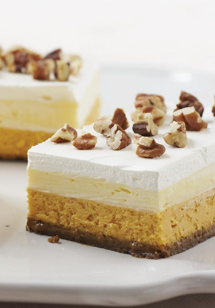 Desserts For One
 Layered Pumpkin Dessert —This layered pumpkin dessert