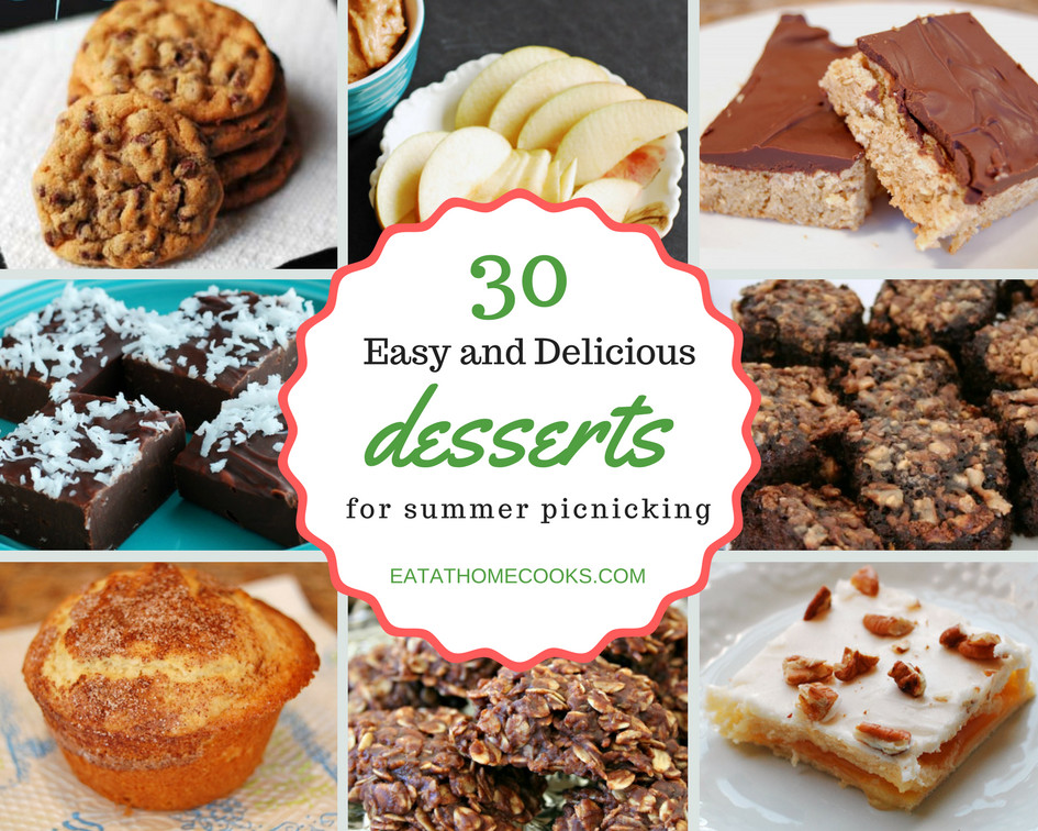 Desserts For Picnic
 Over 30 Tasty Picnic Desserts Eat at Home