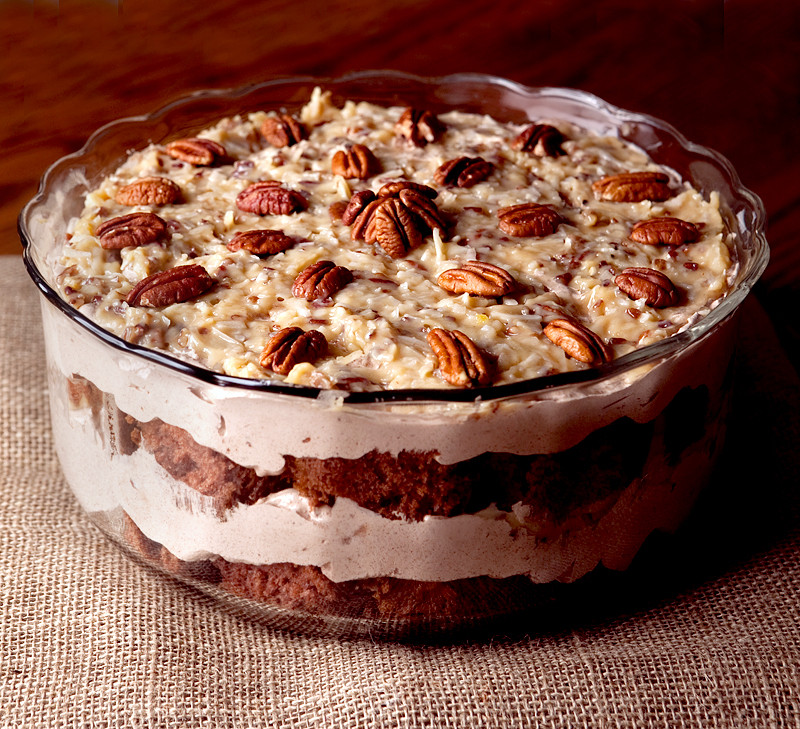 Desserts Using Cake Mix
 German Chocolate Cake Trifle