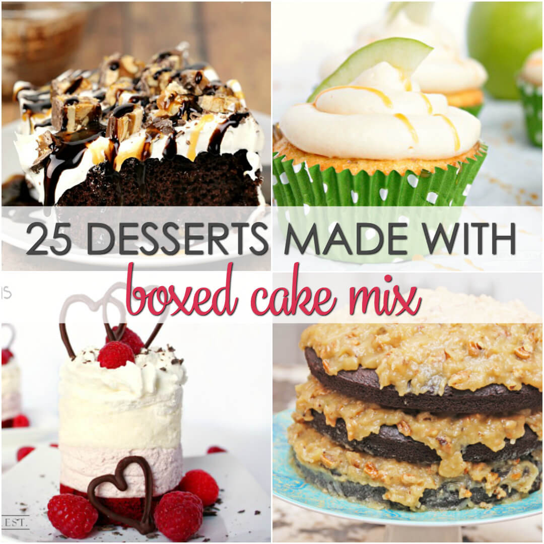 Desserts Using Cake Mix
 25 Desserts Made with Boxed Cake Mix