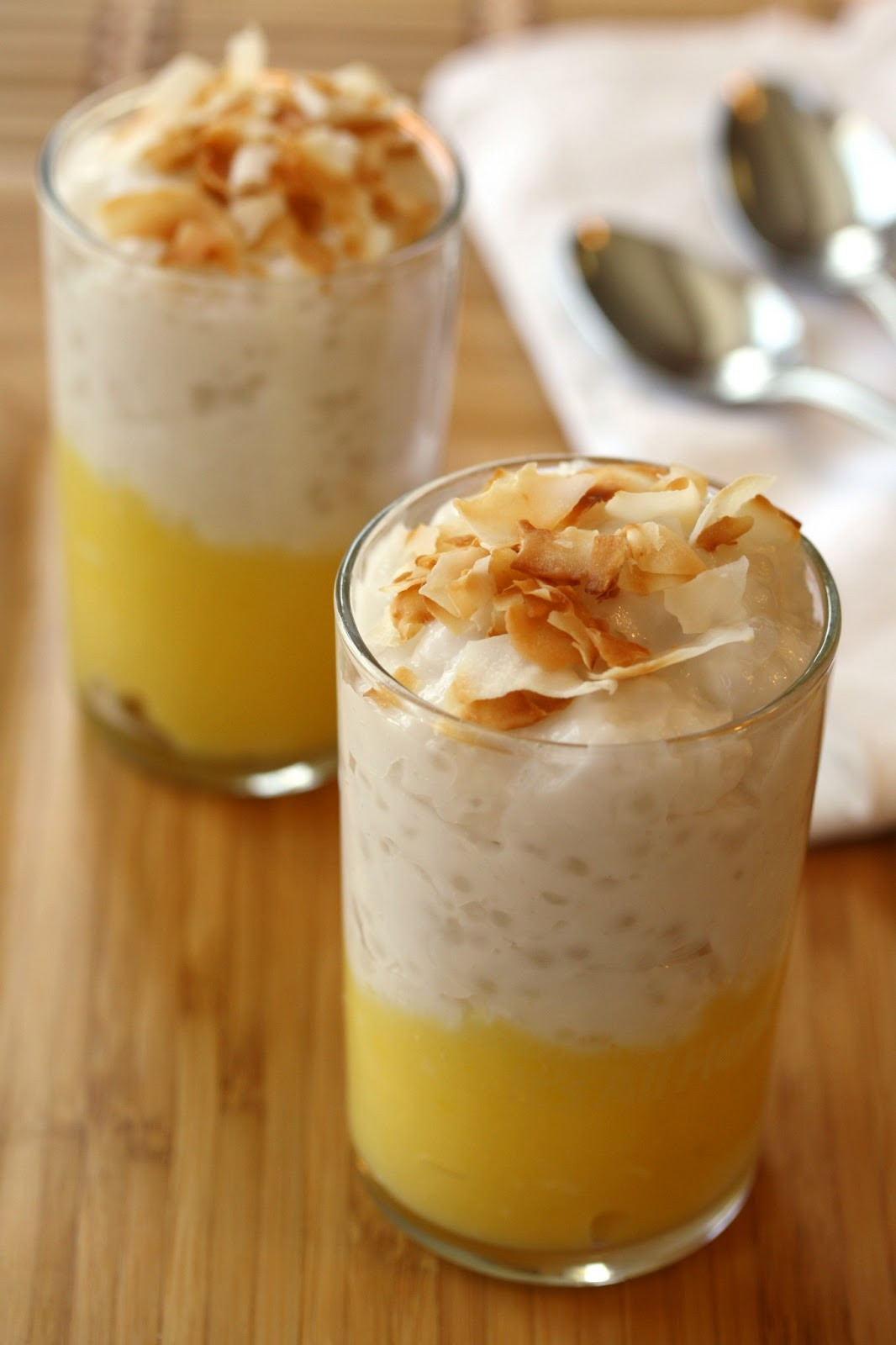 Desserts With Lemon
 Coconut Tapioca with Lemon Curd Saving Room for Dessert