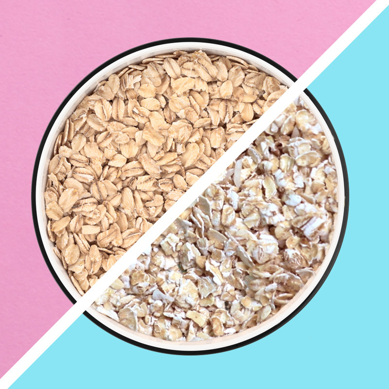 Difference Between Rolled Oats And Quick Oats
 Pantry 101 Quick oats vs large flake oats