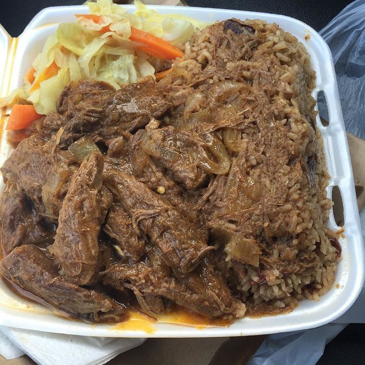 Dinner Around Me
 Some pepper steak from a local Caribbean restaurant near