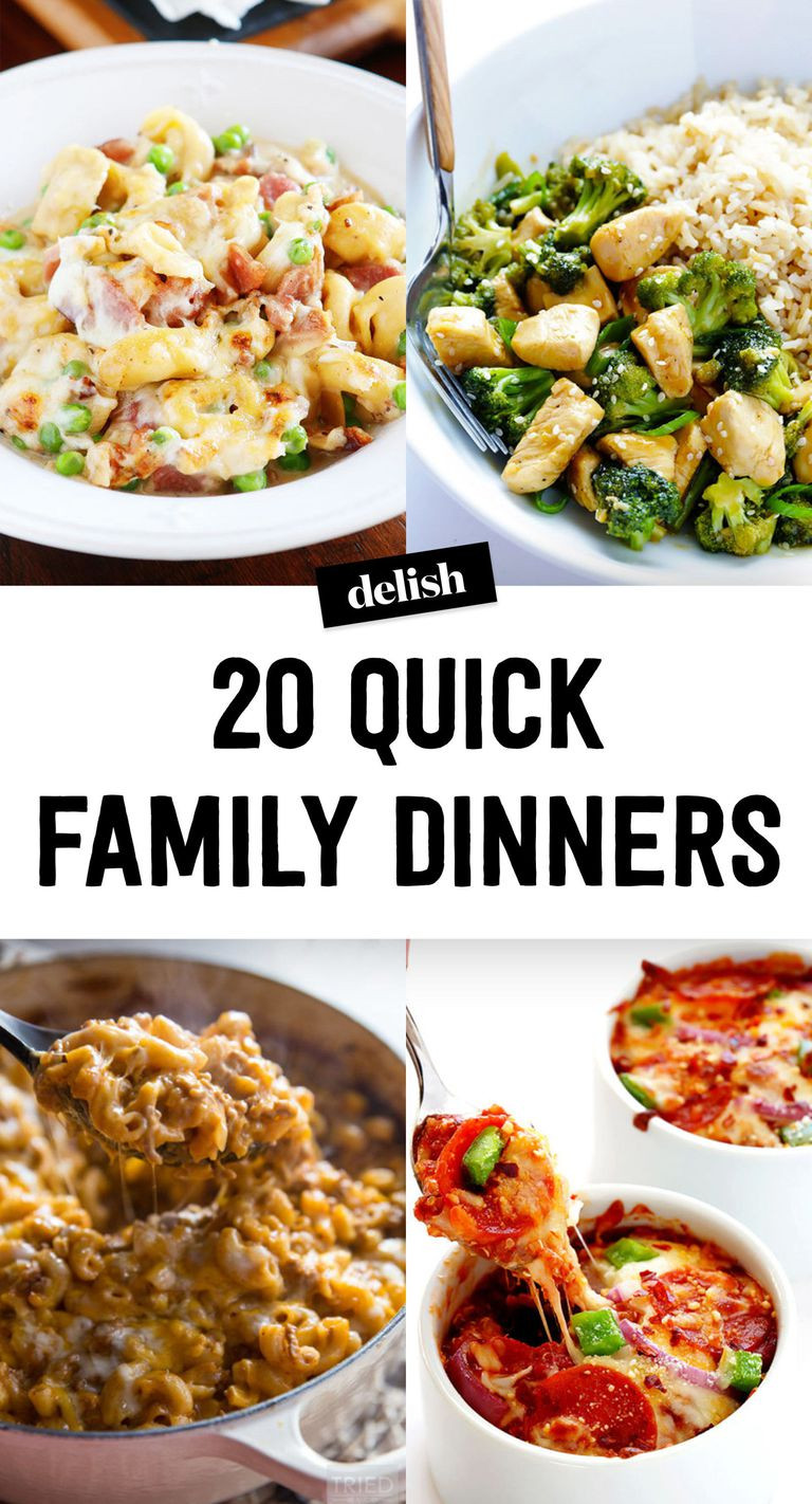 Dinner Ideas For Families
 20 Quick & Easy Dinner Ideas Recipes for Fast Family