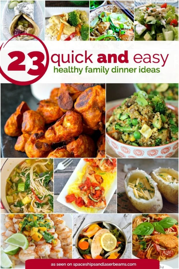 Dinner Ideas For Families
 23 Quick and Easy Healthy Family Dinner Ideas Spaceships